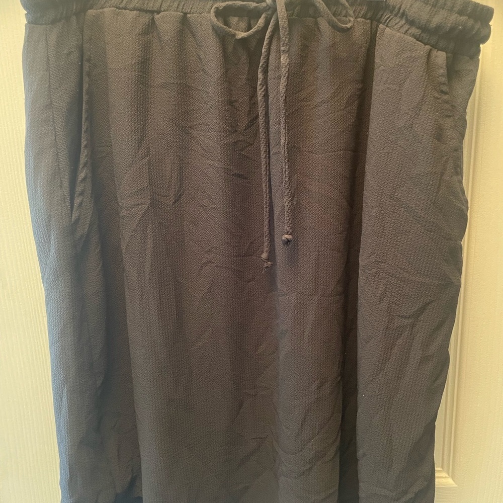 Black active wear skirt